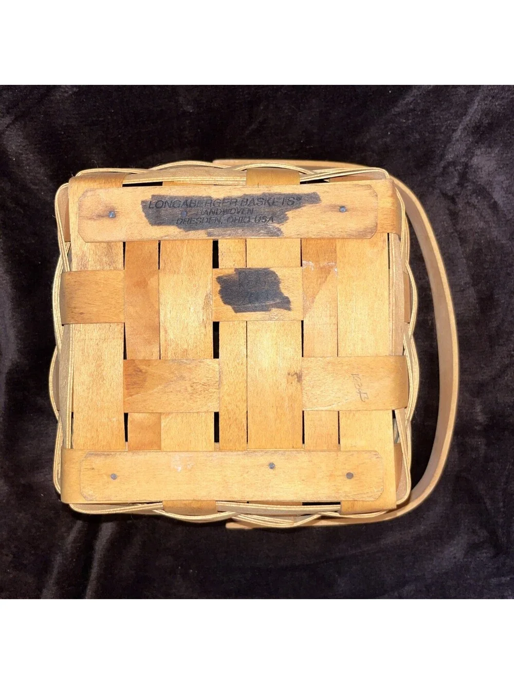 Longaberger Basket 9” x 5” with Handle